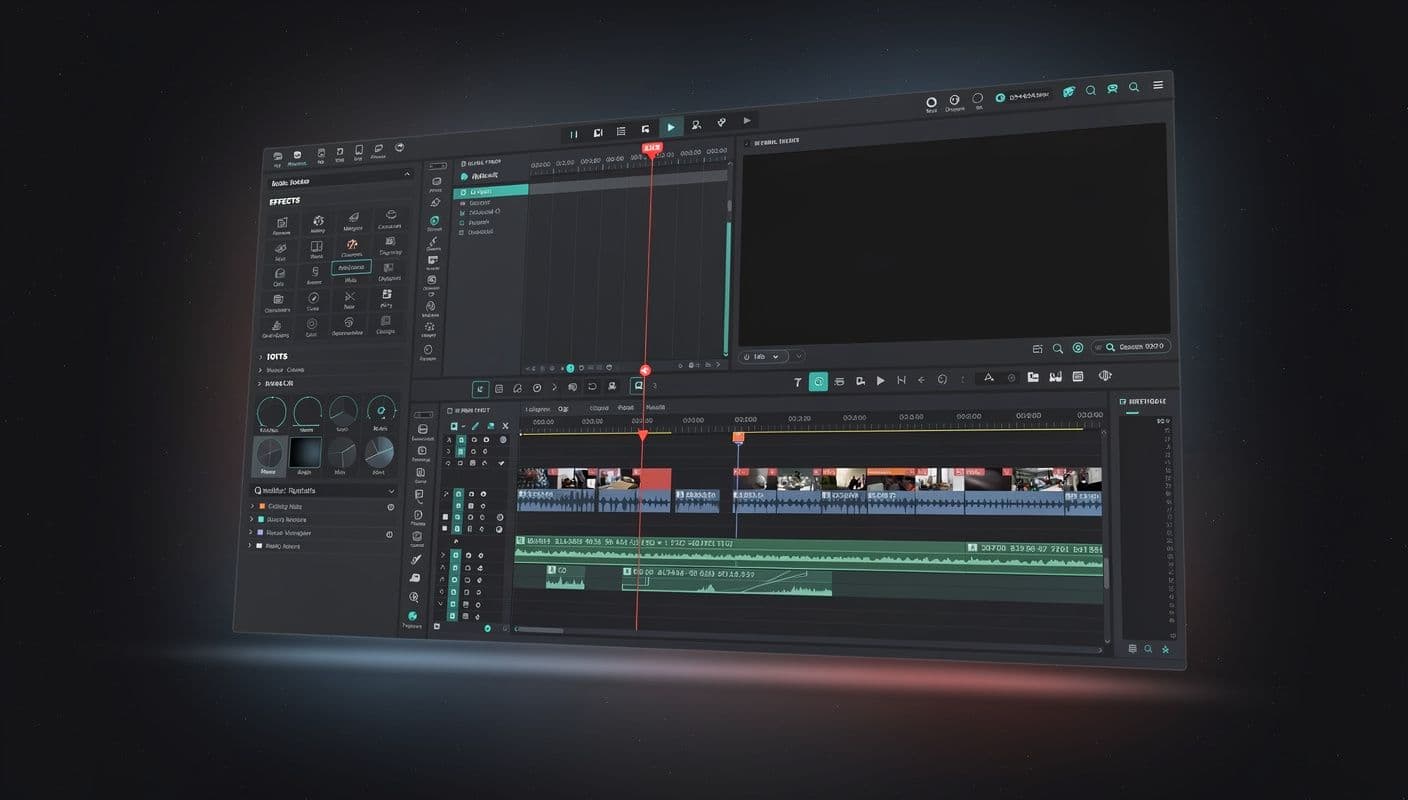 Video Editing Timeline Interface